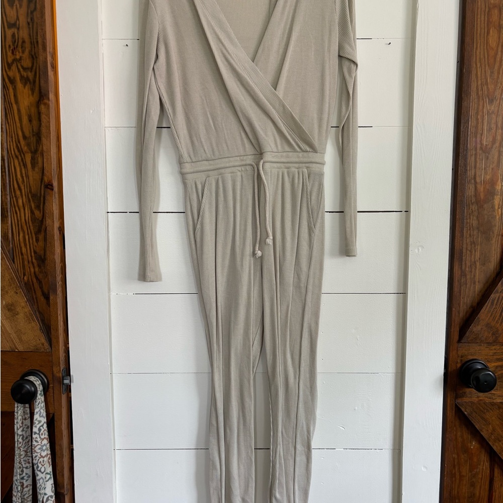 Women's Cream Jumpsuit